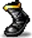 Black Enamel Boots