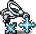 Blue Crystal Earring