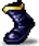 Blue Enamel Boots