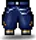 Blue Studded Pants