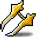 Gold Double Knife