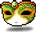 Green Mardi Gras Mask