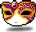 Purple Mardi Gras Mask