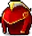Red Grace Helmet