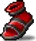 Red Ninja Sandals