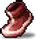 Red White-Lined Boots