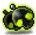 Rex's Green Earrings